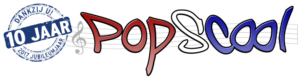 Popscool logo jubileumtour 10 jaar