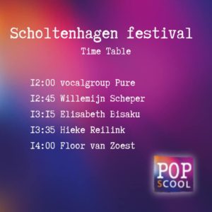 Time table Scholtenhagen Festival