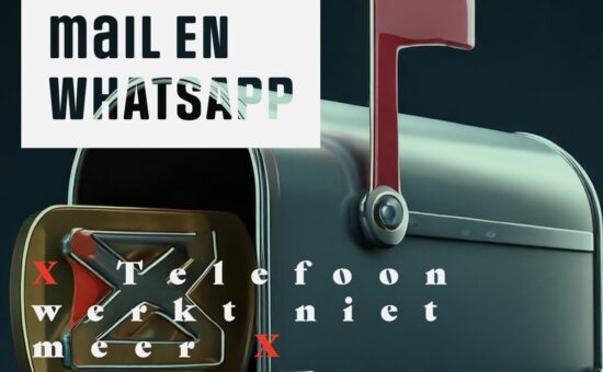 Geen telefoon